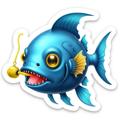 Anglerfish cute  sticker