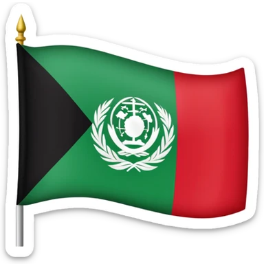 Afghanistan flag sticker