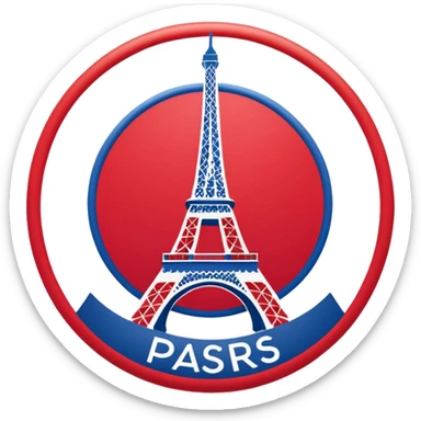 create a PSG Club logo emoji sticker