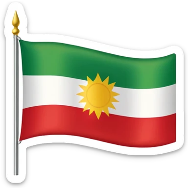 KURDİSTAN FLAG sticker