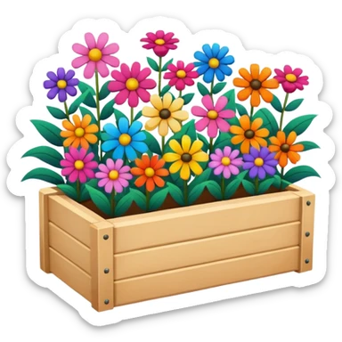 flower box sticker