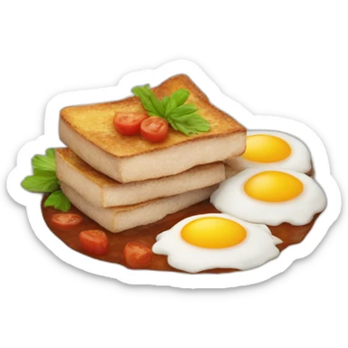 Bandeja paisa colombiana sticker