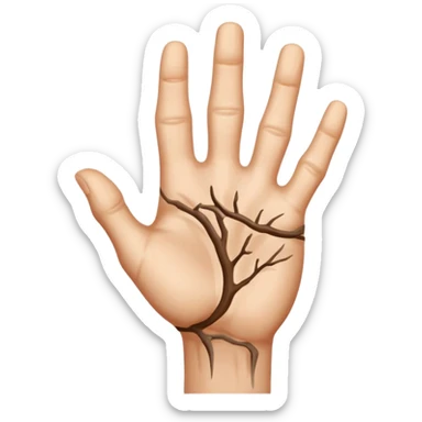 a hand in a flicking motion  sticker