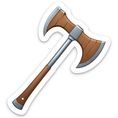 huge axe sticker