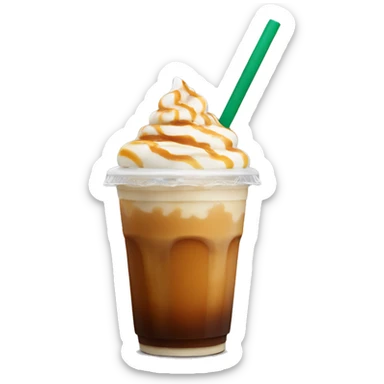 Starbucks iced caramel macchiato  sticker