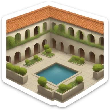 Courtyard  sticker