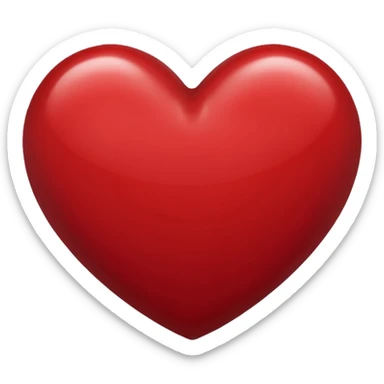dark red heart emoji sticker