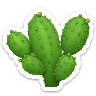 single flat Nopal without pot sticker