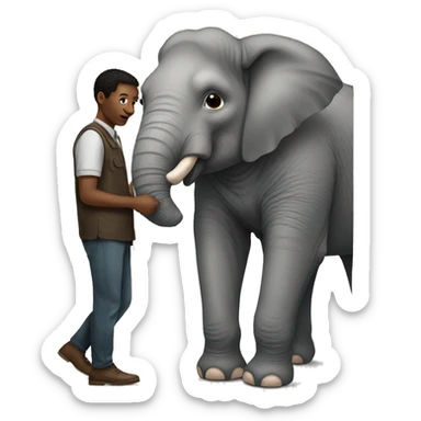 Twenty with elephant sticker