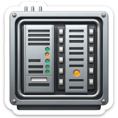 Early mainframe computer sticker