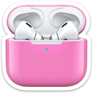 Air pods pink sticker