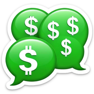 GENERATE AN EMOJI FOR A FINANCIAL APP, FOR THE CATEGORIE OF:

communications sticker