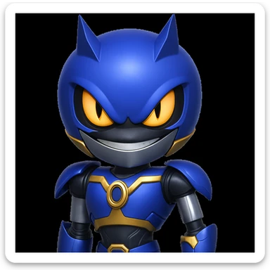 Keep the picture quality and style exactly the same. Make the eyes and mouth a bit scarier with subtle, slightly creepy changes—such as a more intense stare and a hint of a mischievous grin. No other changes. sticker