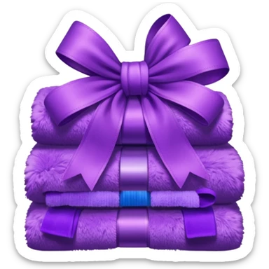 Pero no caras, me refiero que si lazos, toallas, cosas aesthetics pero moradas sticker