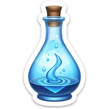 Blue mana potion sticker