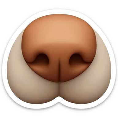 dog nose sticker