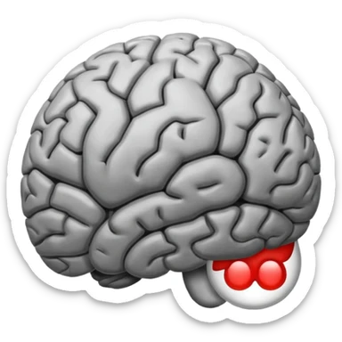 Brain sticker