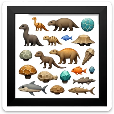see animals, fossils and minerals 🐾
 sticker