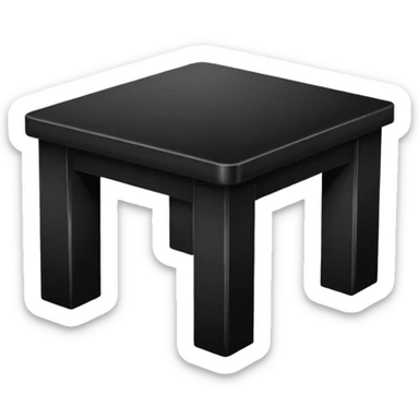 TABLE black sticker