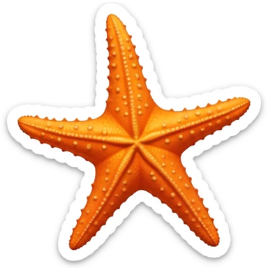 Starfish with no face sticker