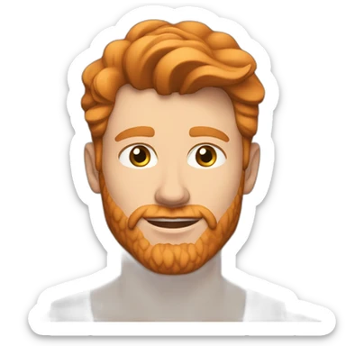 sexy-fit-ginger-brunette-caucasian-gay-man sticker