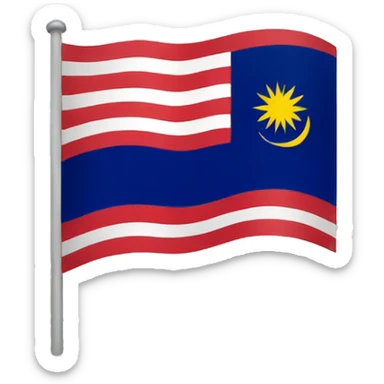 Flag of Malaysia sticker