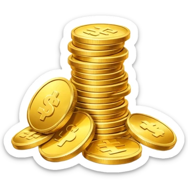 Dinero fácil de dibujar  sticker