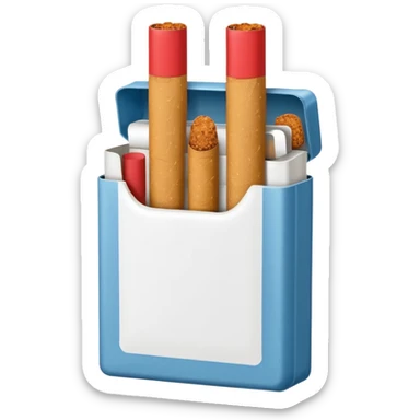 pack of cigarettes sticker