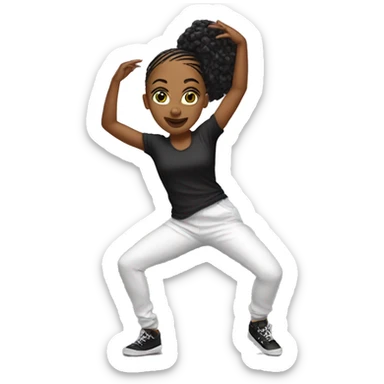 Danseuse-hiphop sticker