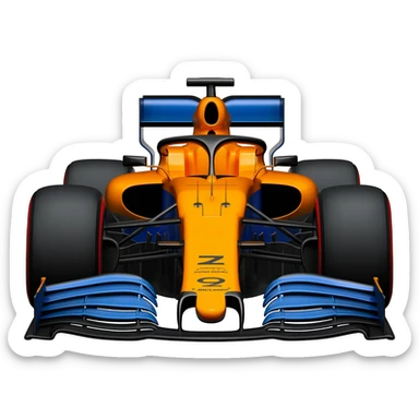 McLaren formula one car sticker