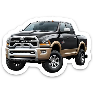 2017 Dodge Ram Ourdoorsman Black sticker