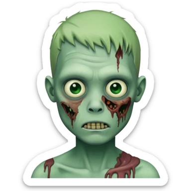 zombie boy avatar sticker