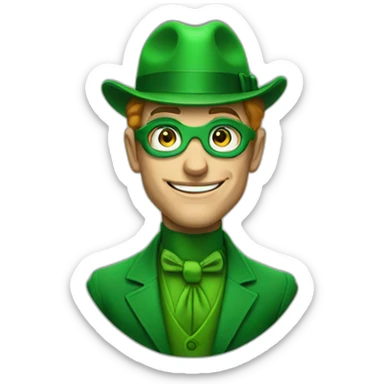 The riddler sticker