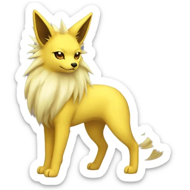 Jolteon-Ninetails full body sticker