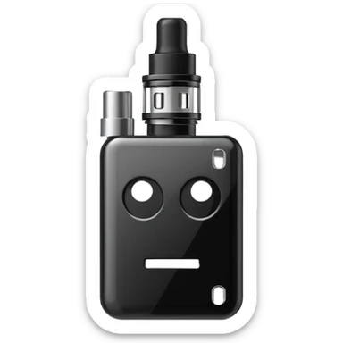 square vape with geekbar label  sticker