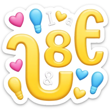 Create and alphabetical emojis for cancer council relay for life sticker