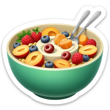 healthy bowl sticker