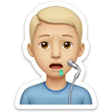 doenças do ouvido, nariz, garganta e estruturas da cabeça e pescoço, como cordas vocais, amígdalas e adenoides sticker