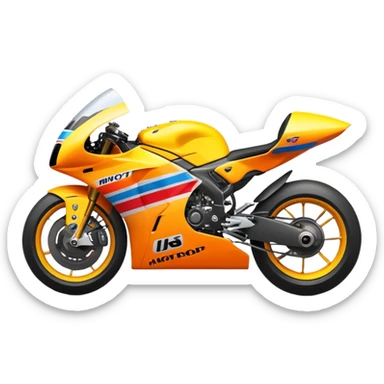 MotoGP racing bike sticker