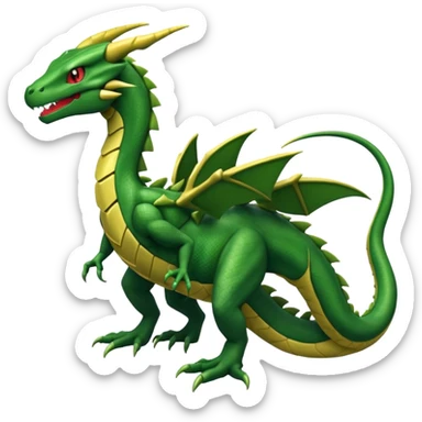Rayquaza-Sceptile-fusion sticker