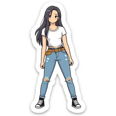 Nana from the anime nana sticker