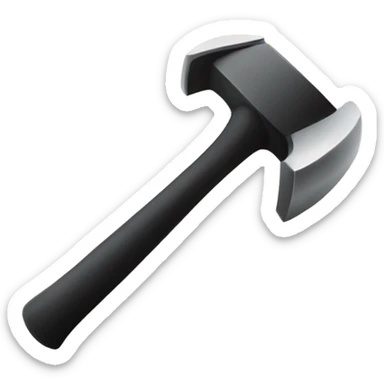 black block hammer sticker
