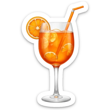 aperol spritz with text sticker