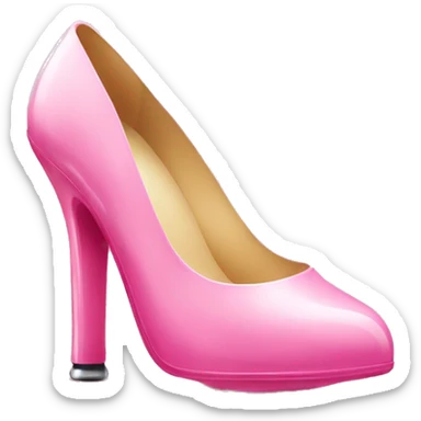 good girl pink heel perfume sticker