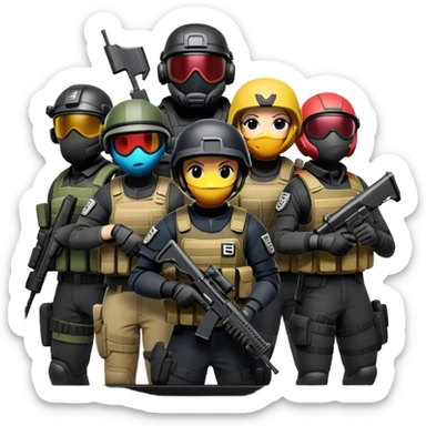 rainbow six siege sticker