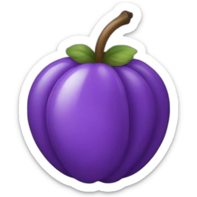 Fruit-violet sticker