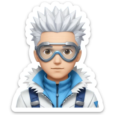Ekko from the Arcane (a Netflix animation) sticker