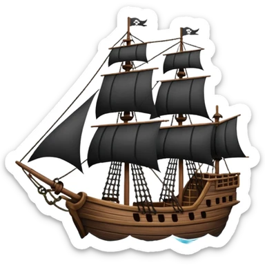 pirate ships sticker