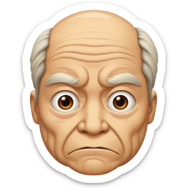 Stinky face  sticker