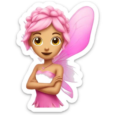pink fairy sticker